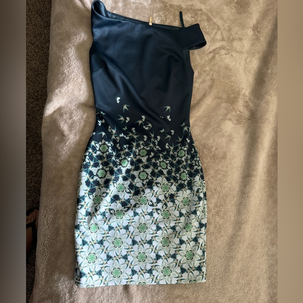 Small Green Ted Baker dress.